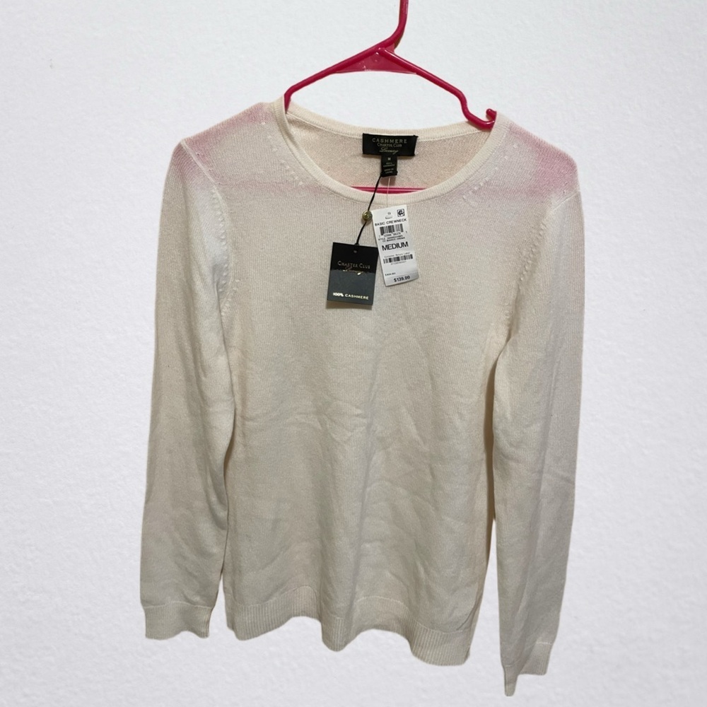 Charter Club Black Cashmere Sweater